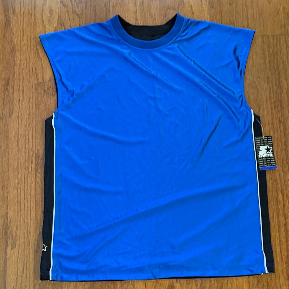 STARTER Men's Vibrant Blue Sleeveless Shirt